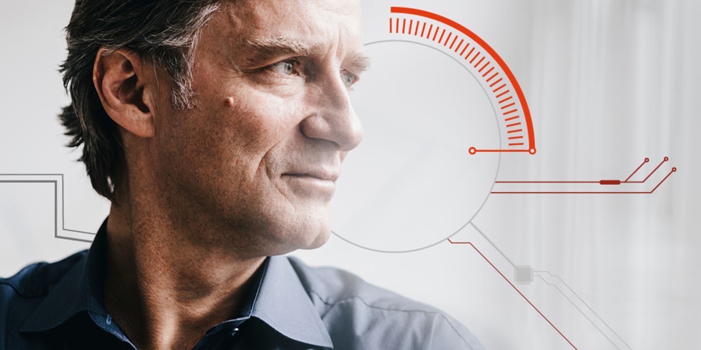 Businessman looking away: Consumers do not have a lot of digital trust