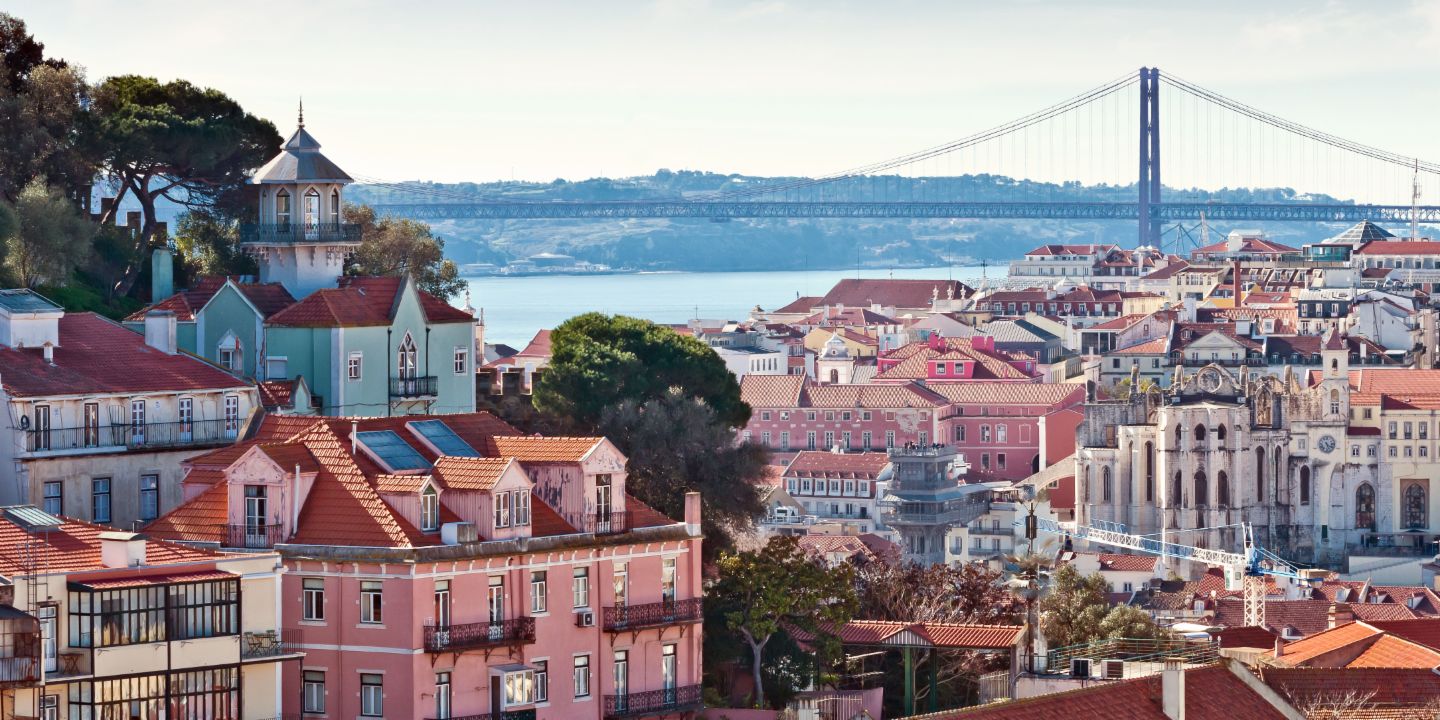 View over the rooftops of Lisbon